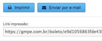 Envio de boleto bancário por e-mail